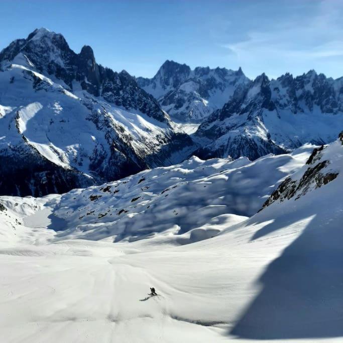Beau Duplex Lumineux A La Montagne Nice Flat Just Underneath Mtblanc Les Houches Exterior foto